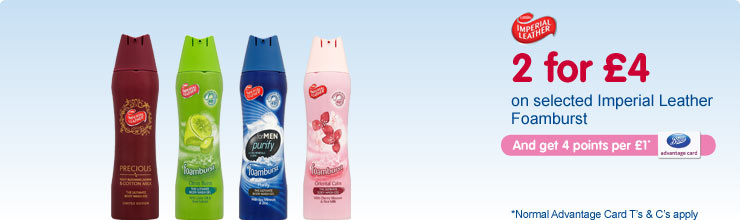 2 for �4 on selected Imperial Leather
